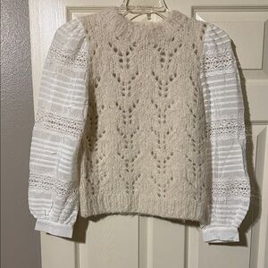 Sea New York Cream Knit Sweater